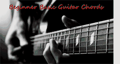 Desktop Screenshot of beginnerbasicguitarchords.com